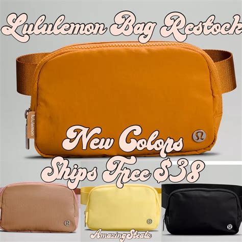 lululemon belt bag restock date.